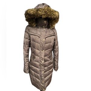Michael Kors hooded puffer winter jacket